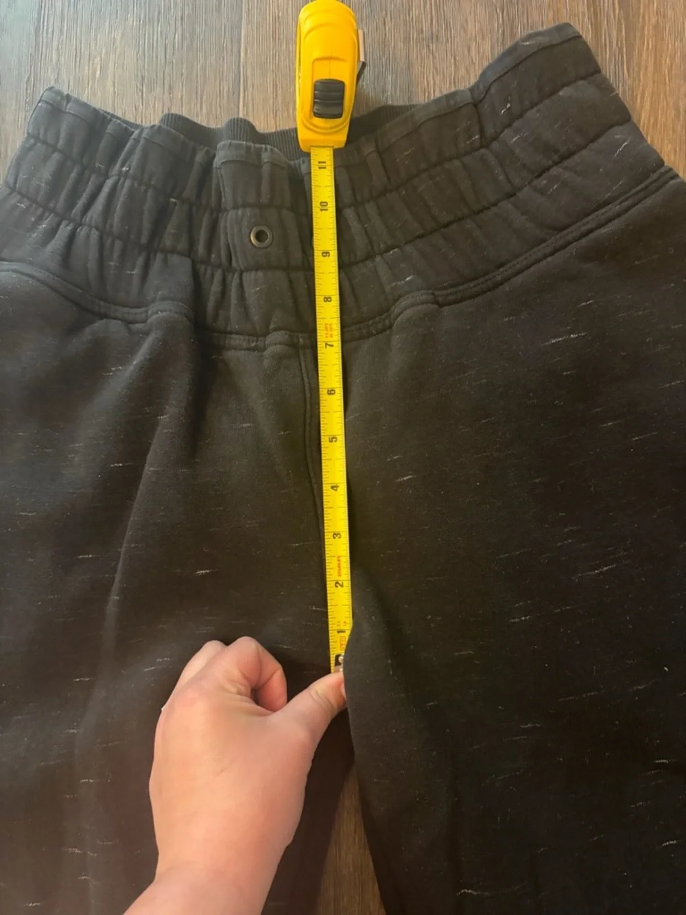 Adidas by Stella McCartney Women’s Black Fleece Sweatpants Capris w/Side Zippers - Picture 5 of 7